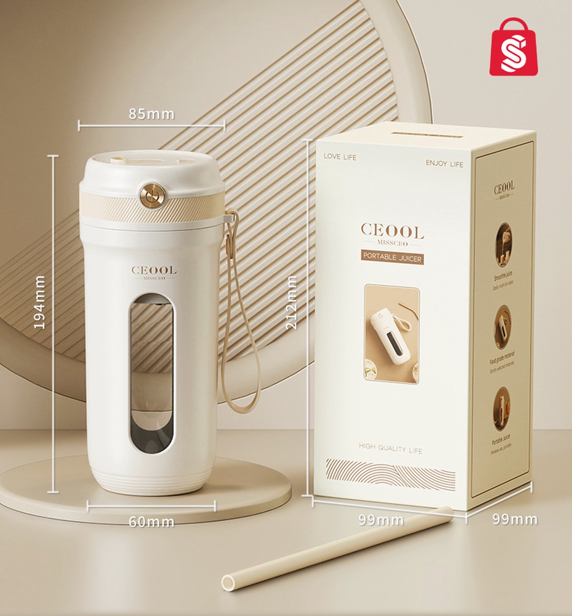 Pocket Blender CEOOL 350 ml