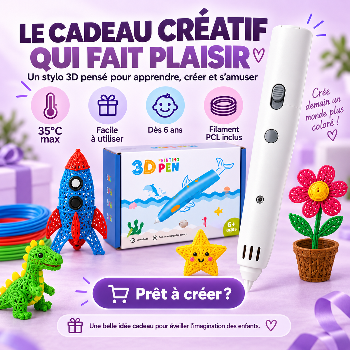 MagicPen 3D - Stylo de dessin 3D