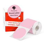 M220 Etiquettes rondes thermique, 50x50mm (140 étiquettes)