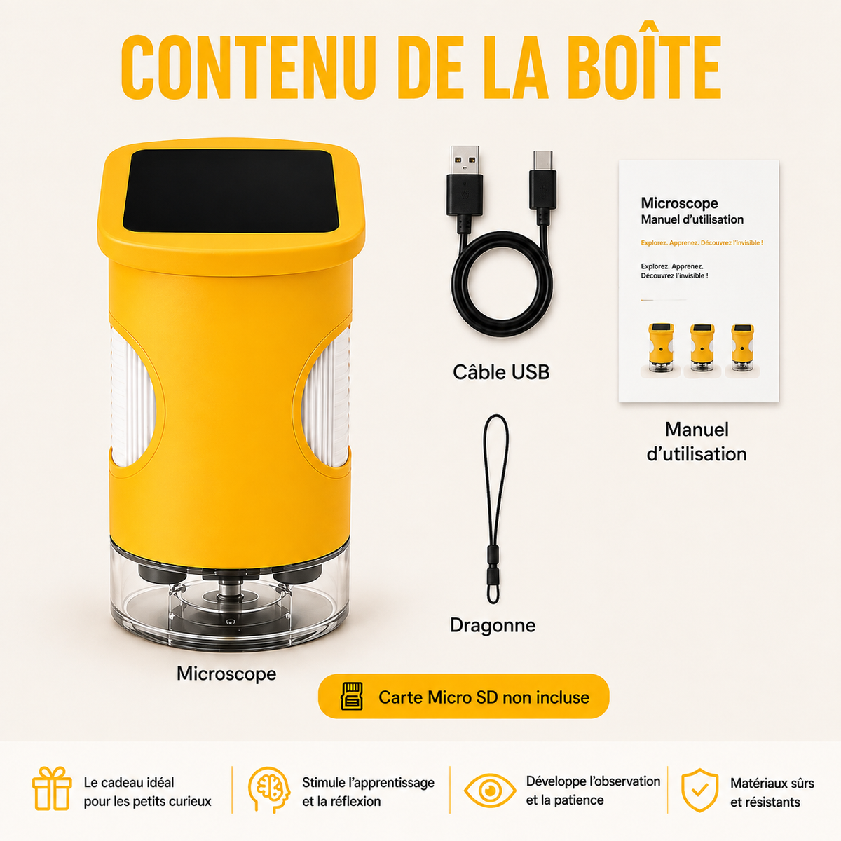 KidScope - Microscope pour enfants