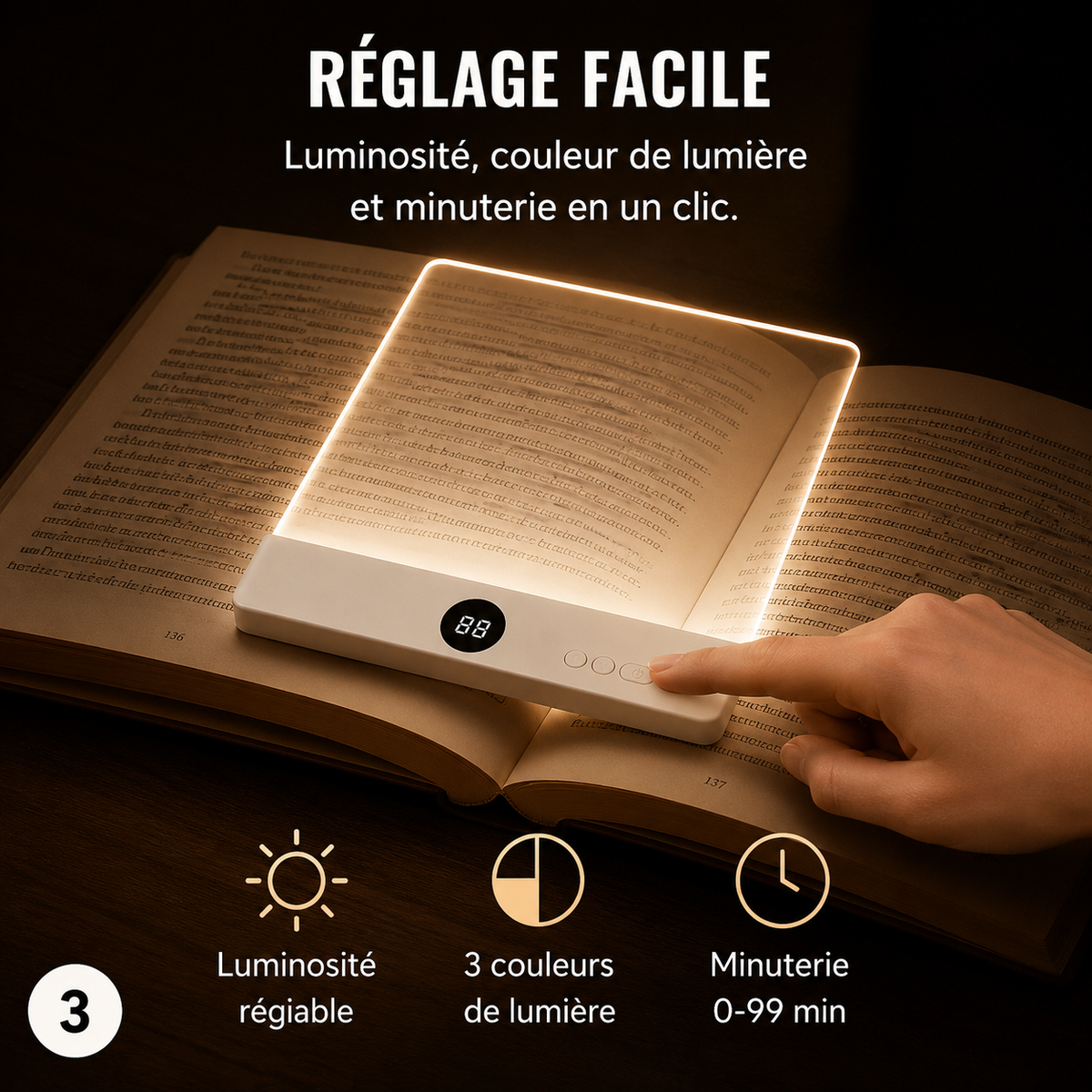 NightPage - Lumière de lecture nocturne