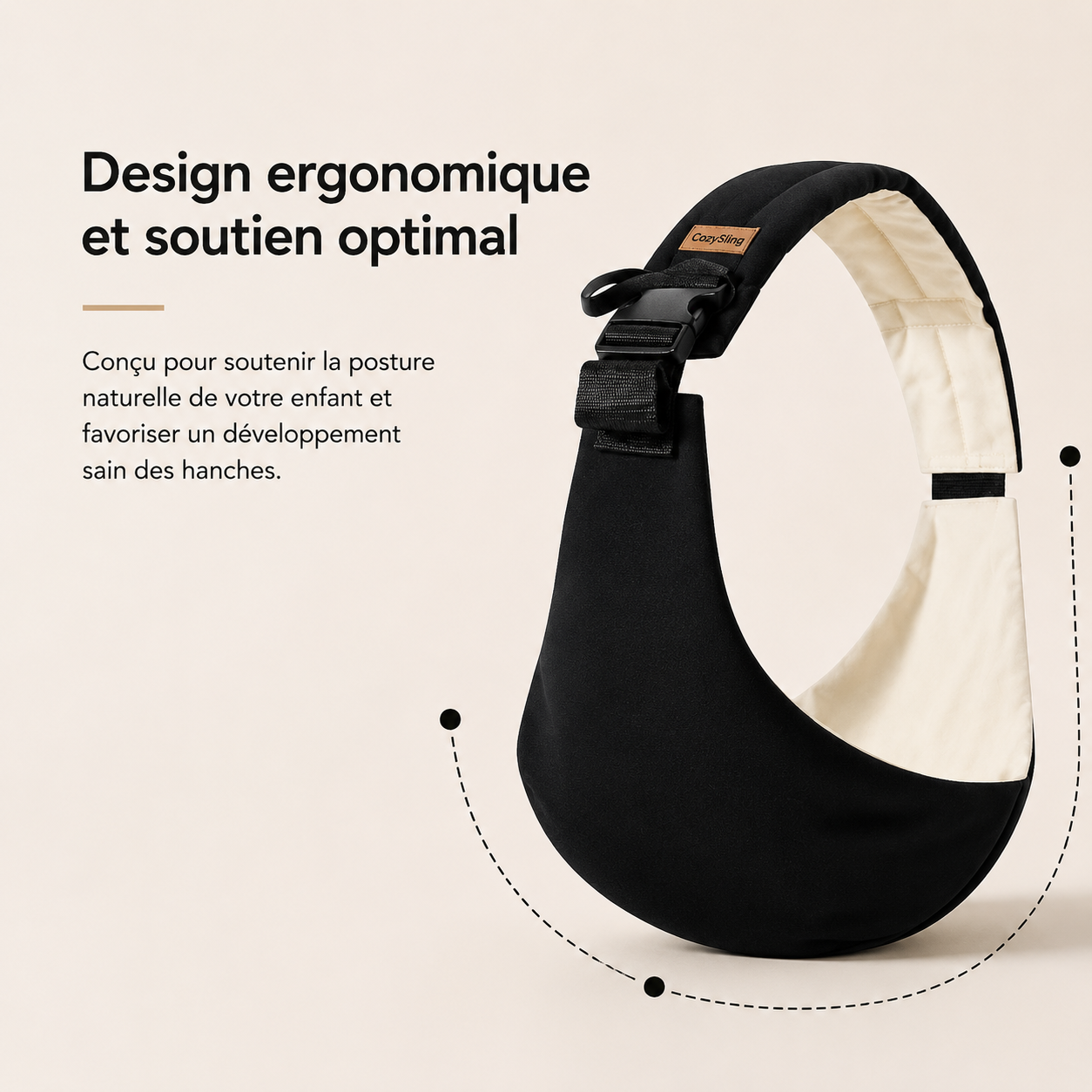 CozySling - Porte bébé bandoulière