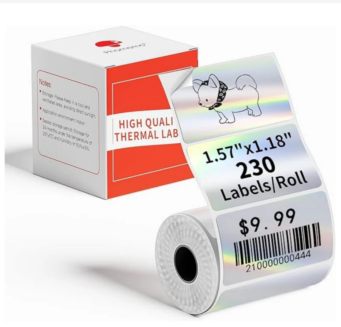 M220 étiquettes thermique 40 mm x 30 mm (230 étiquettes).