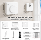 FlexiLine™ – Corde à linge murale rétractable