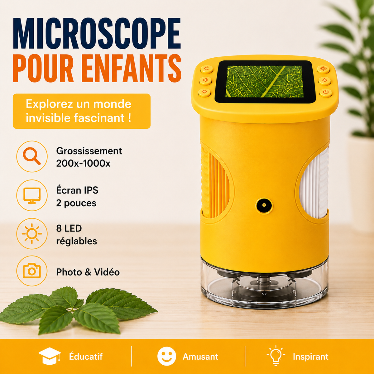 KidScope - Microscope pour enfants