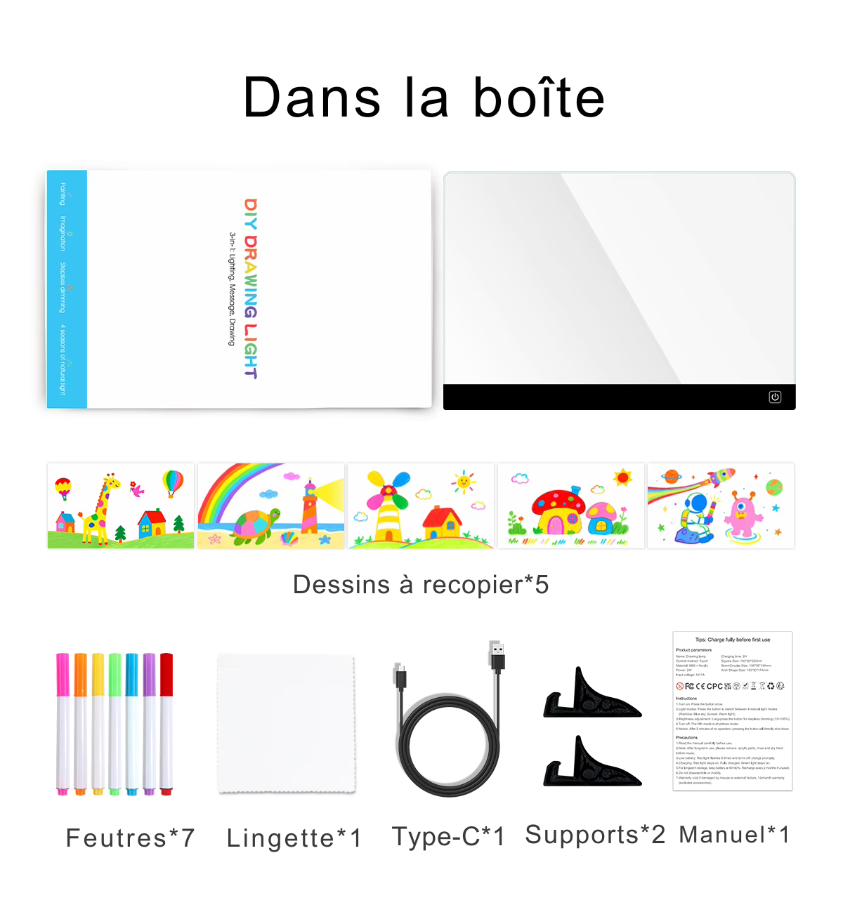 MagicBoard™ v2 - Tablette lumineuse