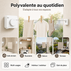 FlexiLine™ – Corde à linge murale rétractable