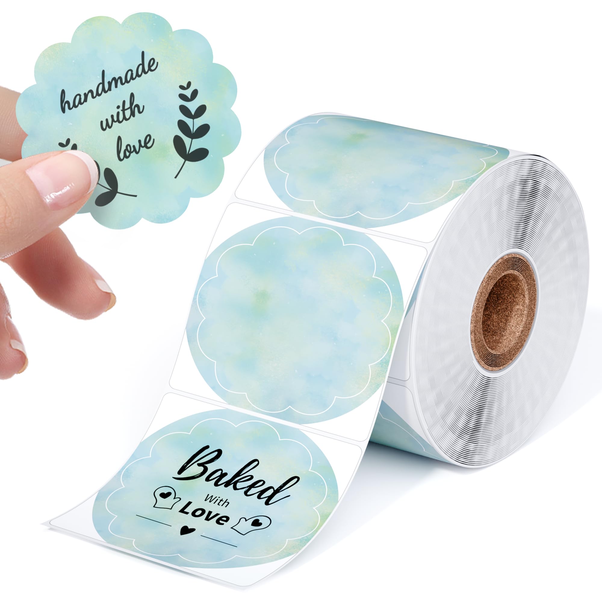 M220 Etiquettes rondes thermique, 50x50mm (140 étiquettes)