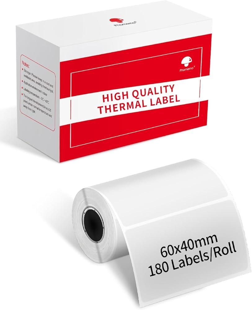 Étiquettes M220 60x40mm (180 étiquettes)