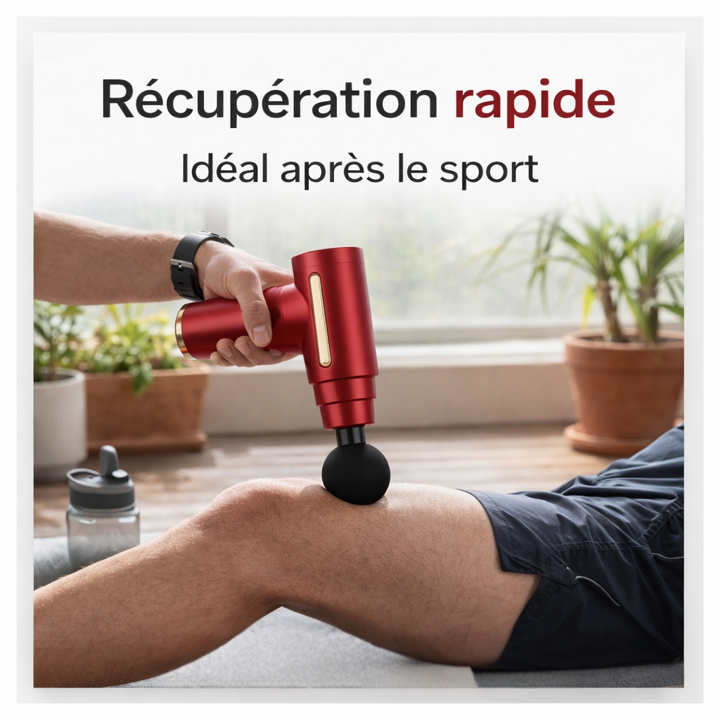 RelaxiGun™ – Pistolet de Massage Musculaire