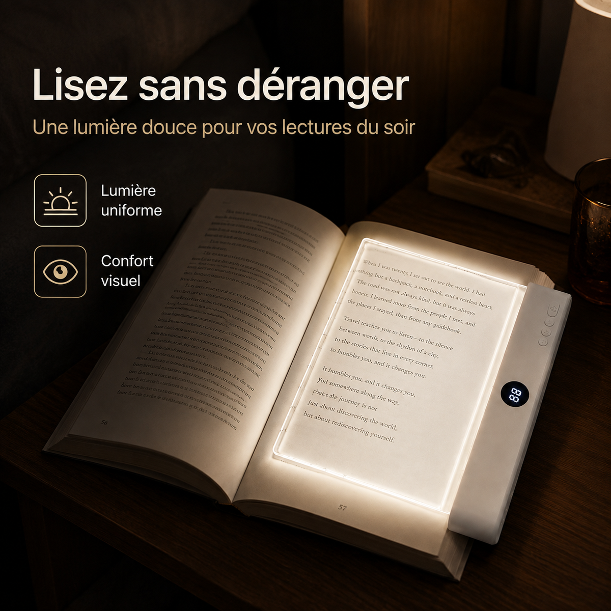 NightPage - Lumière de lecture nocturne