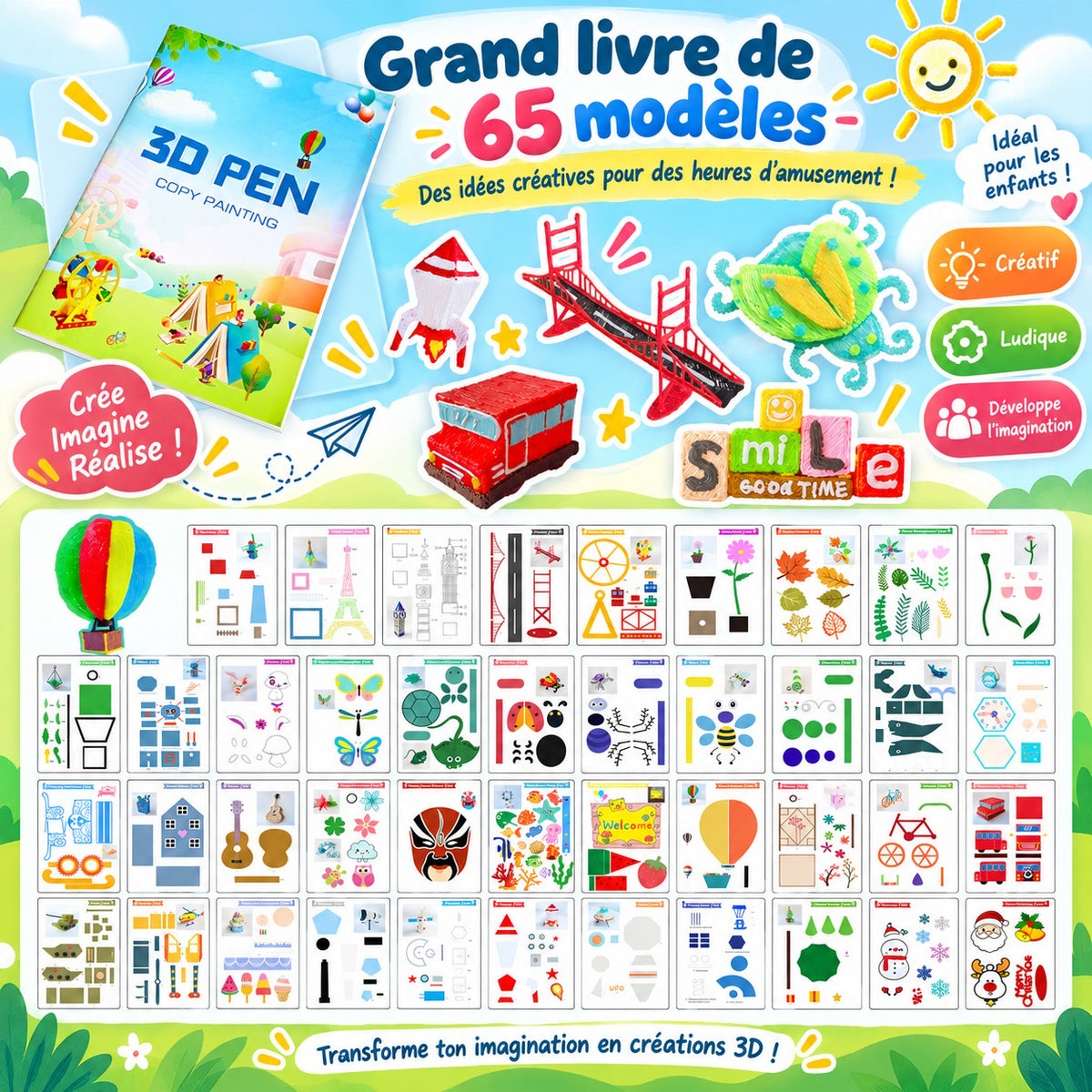 Livre de modèle 3D - MagicPen