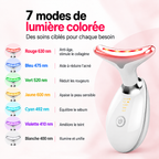 LiftGlow - Appareil de soin visage LED 3-en-1