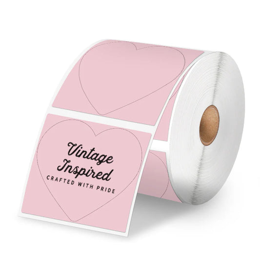 500 Etiquettes en coeur PM241BT